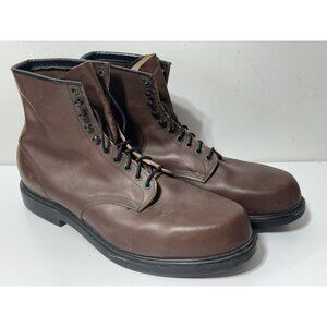 Red Wing Shoes 953 Supersole Brown Round Soft Toe Boots Work Boots - Mens 17 D